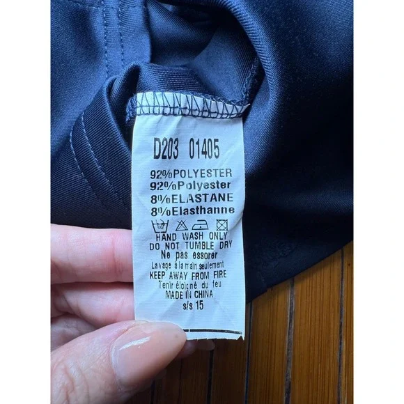 AX Paris Navy‎ Blue Lace Applique Strappy Bodycon Midi Dress Size 10